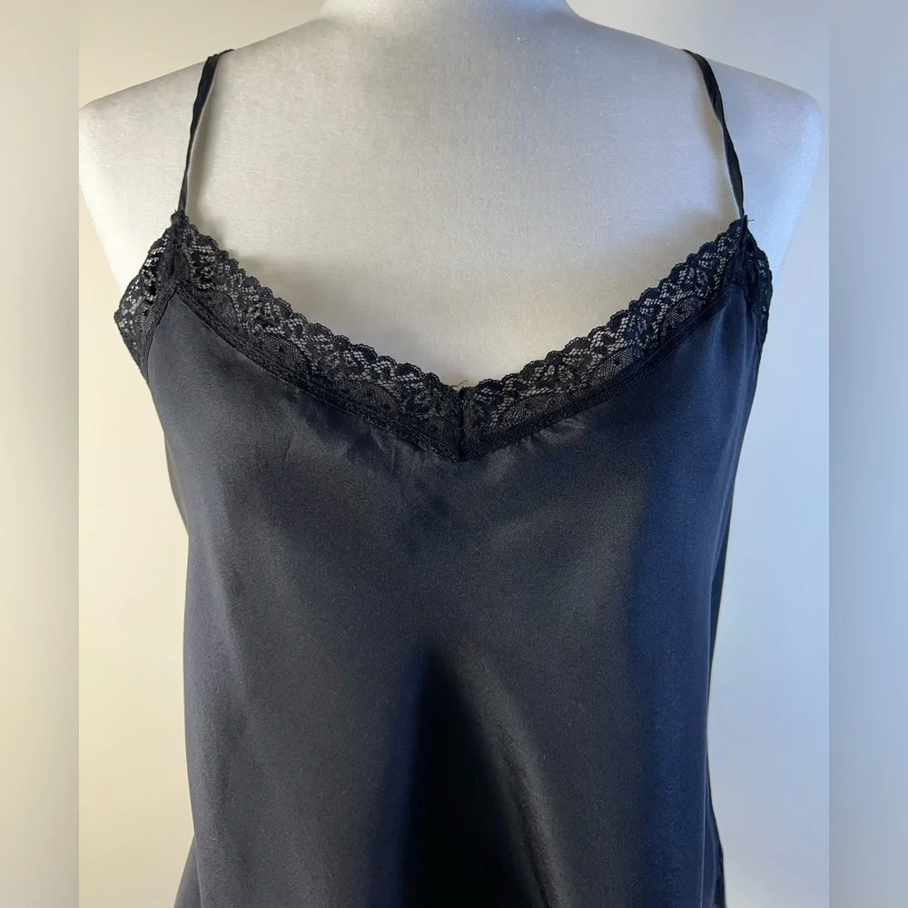 Johnny Was Black Ari Eyelet Blouse, XS with Black Lace Slip Cami, Size M, NWT - Picture 15 of 16